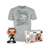 Pop! Star Wars Ahsoka Tano Glows In The Dark &amp; T Shirt M