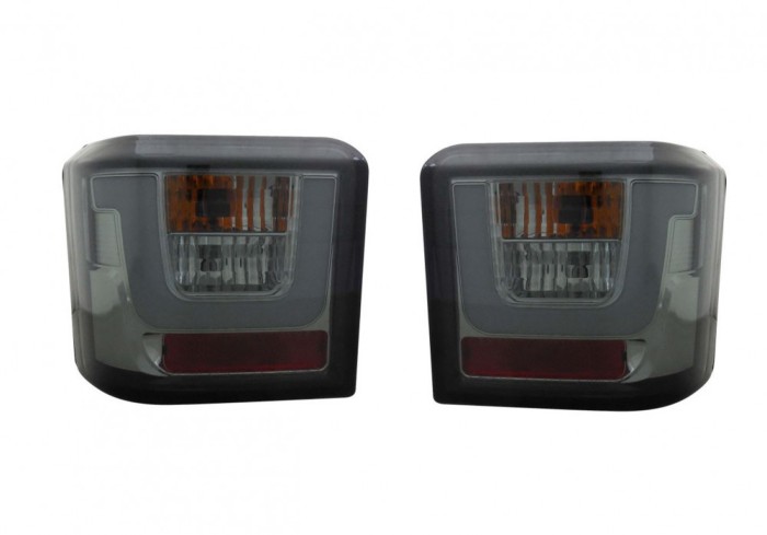 Set stopuri tuning Volkswagen Transporter /Caravelle/Multivan, 07.1903, partea stanga+dreapta, Taiwan, LED+P21W+PY21W; fumuriu, argintiu; cu locas bec