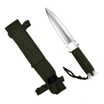Cutit, otel inoxidabil, argintiu, Knife for the Jungle, 26 cm, teaca cadou foto