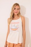 women&#039;secret pijama culoarea alb, 3132122