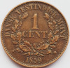 2434 Indiile de Vest Daneze 1 cent 1859 Frederik VII km 63, Asia