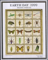 Timbre cu insecte din Palau foto