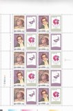 ROMANIA 1996 EUROPA Femei Celebre pereche coli 10 vignete diferite L.P.1407c, Istorie, Nestampilat
