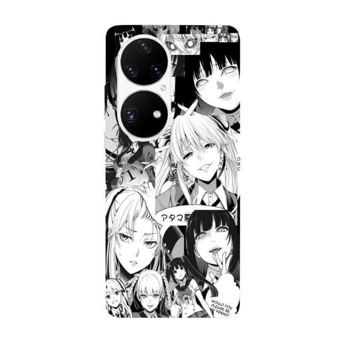 Husa compatibila cu Huawei Nova Y70 model Kakegurui Anime, Silicon, TPU, Viceversa
