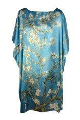 Rochie tip poncho dama FM, bleu, one size