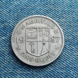 1k - 1 Rupees 1987 Mauritius / primul an de batere, Africa