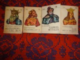 Colectia " Domnitori si voievozi "/ Alexandru cel Bun (nr.13), Vladislav I (nr.15), Gabriel Bethlen (nr.18), Radu de la Afumati (nr.22) /carti istoeie