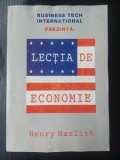Lectia de economie- Henry Hazlitt