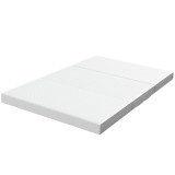 HOMCOM Saltea Pliabilă 195x120cm, 10cm, Husă Lavabilă, Ideală pentru Oaspeți/Camping, Gri | Aosom Romania