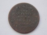 QUARTER ANNA 1862 INDIA BRITANICA, Asia