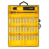 Set surubelnite de precizie Topex, cu maner si 32 piese in cutie