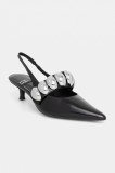 Jeffrey Campbell stilettos de piele Persona-Sd culoarea negru, JC-1256-19-4