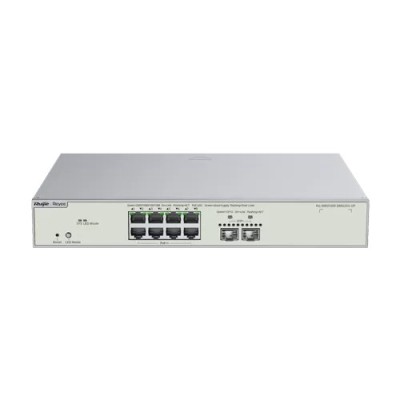 Switch 8 porturi RJ45 2.5G PoE++, 2 porturi SFP+ 10G, L3 Cloud Management - Ruijie RG-NBS5300-8MG2XS-UP foto