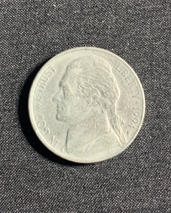 Moneda five cents 1994 USA