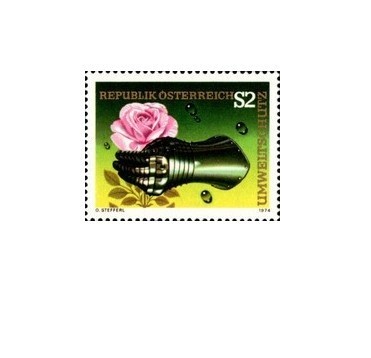 Austria 1974 - Protectia mediului, neuzata foto