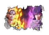 Cumpara ieftin Sticker decorativ, gaura in perete 3D, Naruto, 85 cm, 1020STK, natura si peisaje