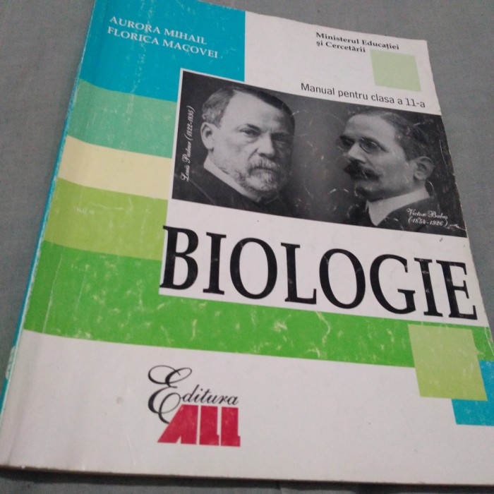 MANUAL BIOLOGIE CLASA XI AURORA MIHAIL