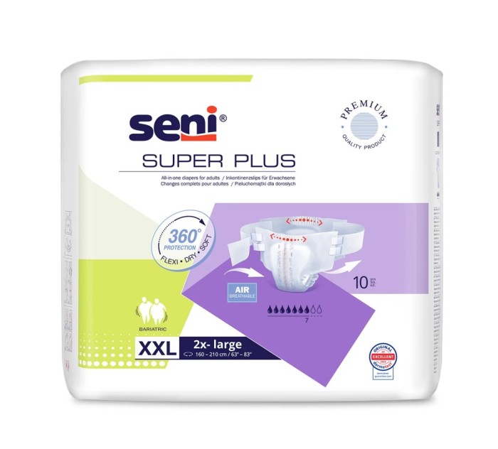 Seni Super Plus 2xExtra Large 10