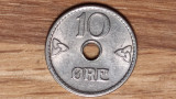 Norvegia - moneda de colectie - 10 ore 1949 - aUNC/UNC senzationala !, Europa