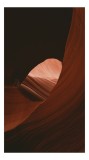Tablou Canvas, "Lumina st&acirc;ncilor unduite &icirc;n deșert", Rocă, Curbe, Texturi, Lumină, Umbre, Natural, Peisaj, Eroziune, Granit, Spectacol, Minune, Culoar