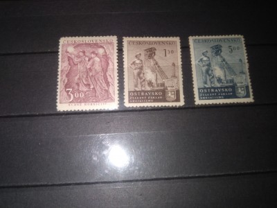 TIMBRE CEHOSLOVACIA 1951 foto