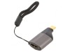 Adaptor HDMI 2.0 USB-C Aurit Gri, Vention