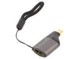 Adaptor HDMI 2.0 USB-C Aurit Gri, Vention