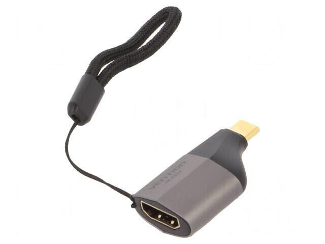 Adaptor HDMI 2.0 USB-C Aurit Gri