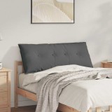 vidaXL Perna pentru spate Gri &icirc;nchis 120 x 19 x 50 cm țesătură 42014788