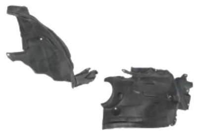 Carenaj roata Mercedes Clasa GLK (X204), 2010-05.2012, partea Dreapta, Punte fata partea din SPATE 2046901230, 5039FP2T foto
