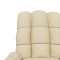Fotoliu rabatabil, crem, material textil - 6