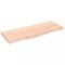 Gossi polita de perete, 100x40x(2-4)cm, lemn masiv de stejar netratat