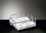 Suport cromat pentru servetele, 19x19 cm, suport servetele, metal