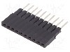 Conector 10 pini, seria {{Serie conector}}, pas pini 2.54mm, CONNFLY - DS1023-05-1*10B81