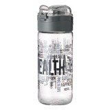 Sticla pentru bauturi din sticla,gri,500 ml