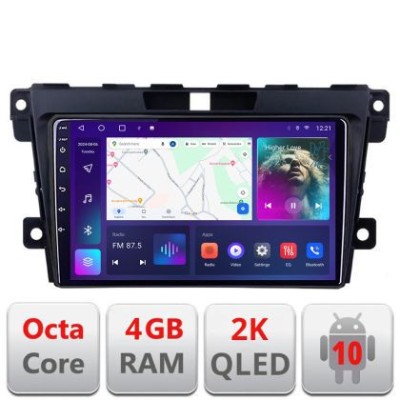 Navigatie Mazda CX-7 2009-2012 C-097 Android Octa Core Ecran 2K QLED GPS 4G 4+32GB 360 KIT-097+EDT-E409-2K CarStore Technology foto