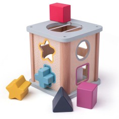 Joc sortare - Cubul magic (pastel) PlayLearn Toys