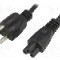 Cablu alimentare AC, 1.5m, 3 fire, culoare negru, IEC C5 mama, NEMA 5-15 (B) mufa, ESPE -