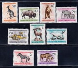 A12 S5 8 - Timbre foarte vechi - Ungaria - animale salbatice, Fauna, Nestampilat