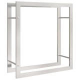 Cumpara ieftin Suport pentru lemne de foc, 80x28x86 cm, otel inoxidabil