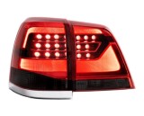 Set lampi spate, stopuri Toyota Land Cruiser, 11.2007-08.2015, montare spate, stanga+dreapta, LED; rosu-fumuriu; Tuning; interior, exterior, Vland