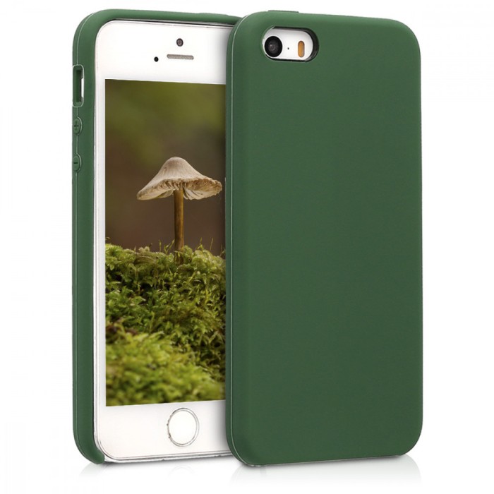 Husa pentru Apple iPhone 5 / iPhone 5s / iPhone SE, Silicon, Verde, 42766.80