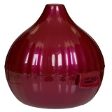 Cutie Depozitare Plastic, Model Ceapă, Culoare Roșu, Diametru 11cm, Oem