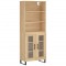 Dulap inalt, stejar sonoma, 69,5x34x180 cm, lemn compozit