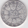 AUSTRIA 50 SCHILLING 1965, Europa, Argint