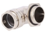 Garnitură etanșare LAPP M32 IP55 &icirc;n unghi pentru cablu 16-25mm - Zinc turnat sub presiune, Nichel