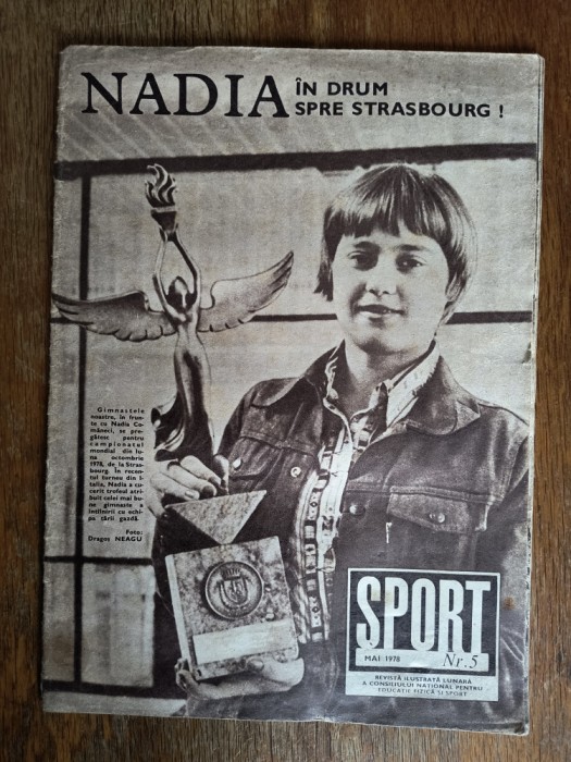 Revista Sport nr. 5 / 1978 , Nadia / CSP