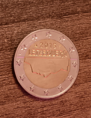 M3 C50 - Moneda foarte veche - 2 euro - Luxemburg - 2016 foto