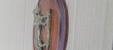 Tablou din bronz si lemn #26, Circular, Simple