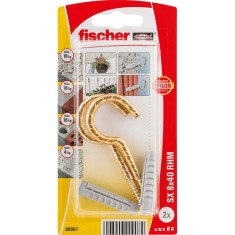 Diblu fischer nylon cu carlig SX 8x40 RHM 82 K, set 2 buc